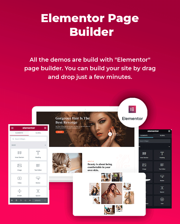 Elementor Builder Available