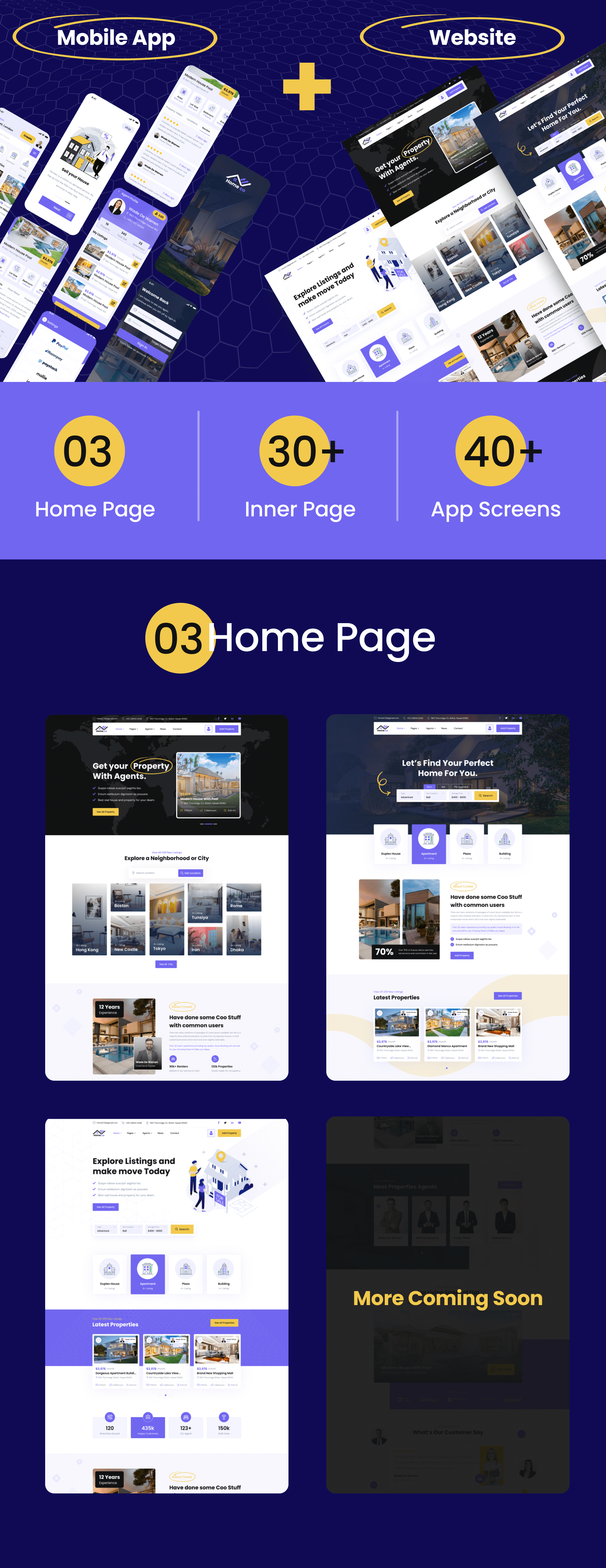 HomeCo - Real Estate Figma UI Templates