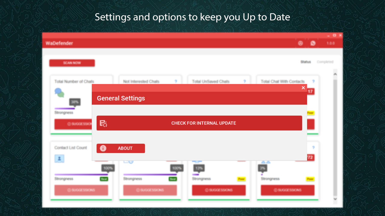 WaDefender - WhatsApp Account Strongness Checker for bulk sending - Full Reseller Rights - 8