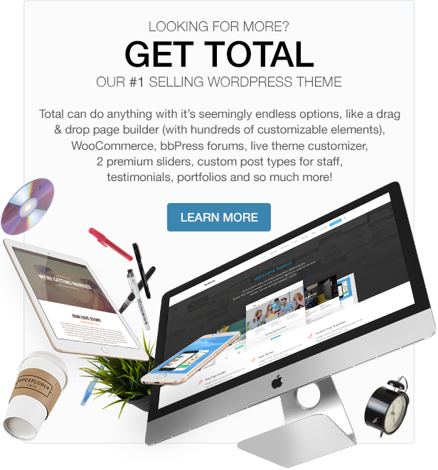 Total Drag and Drop WordPress Theme