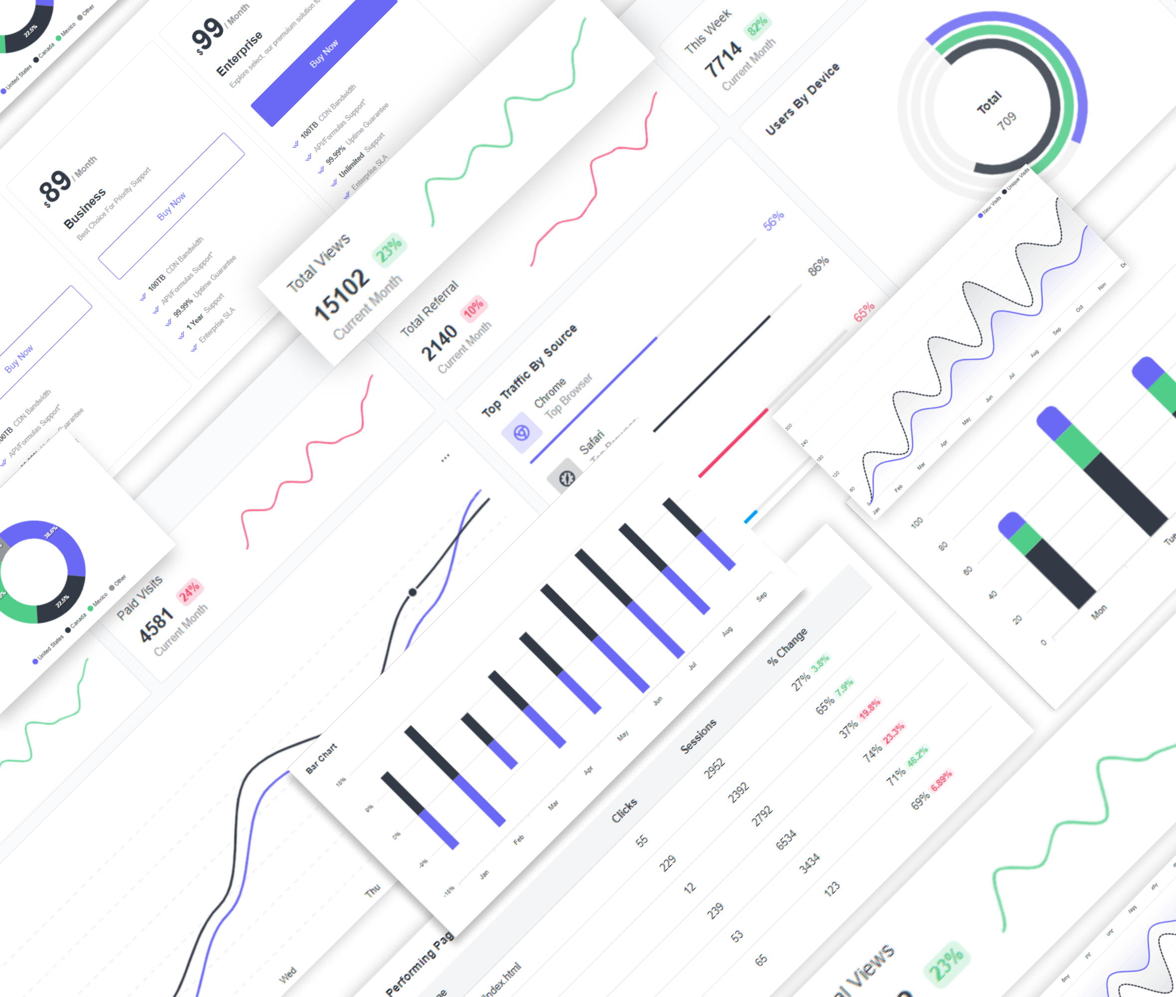 Sliced - Laravel 12, React, Angular, Blazor, Vue, Svelte & Tailwind CSS Admin & Dashboard Template - 8