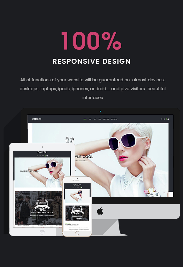 Oxelar - Fashion Responsive WordPress Theme 4