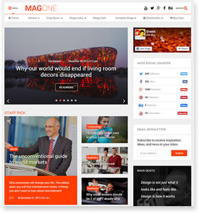 MagOne - News WordPress Theme