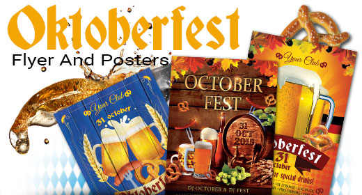 Oktoberfest Festival Party Flyer And Poster