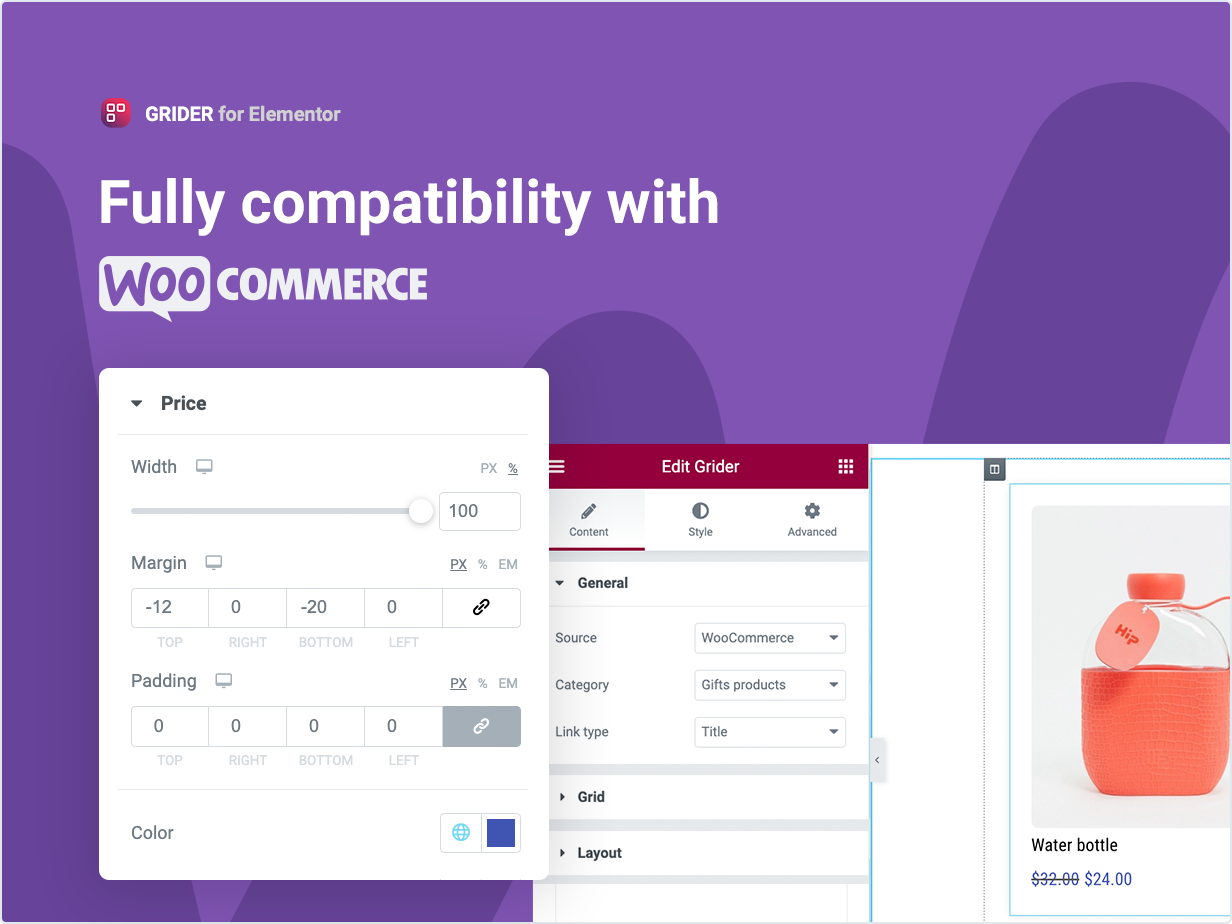 Fully compatibility with Woocommerce