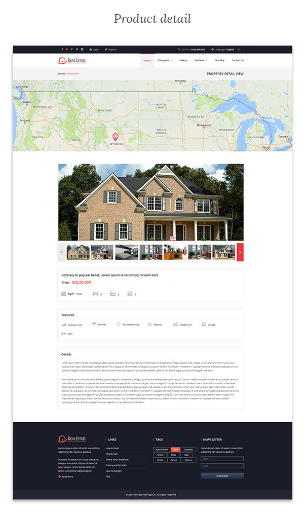 real estate custom script