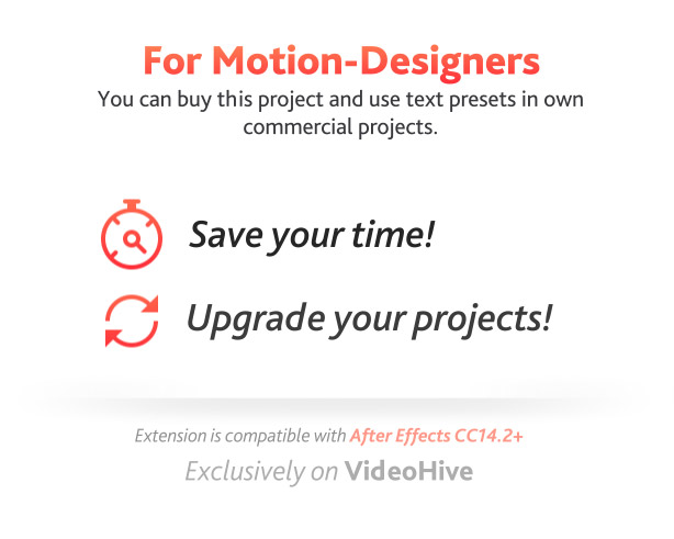 Text Presets | Atom v 2.1 23150189 - Script for After Effects (Videohive)