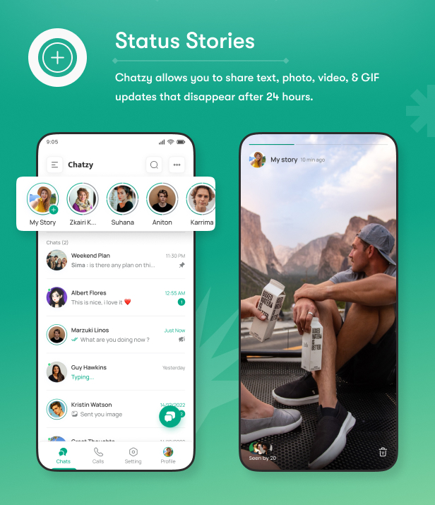 Whatsapp Clone Full Chat & Call App | Android & iOS Flutter Chat app - Chatzy