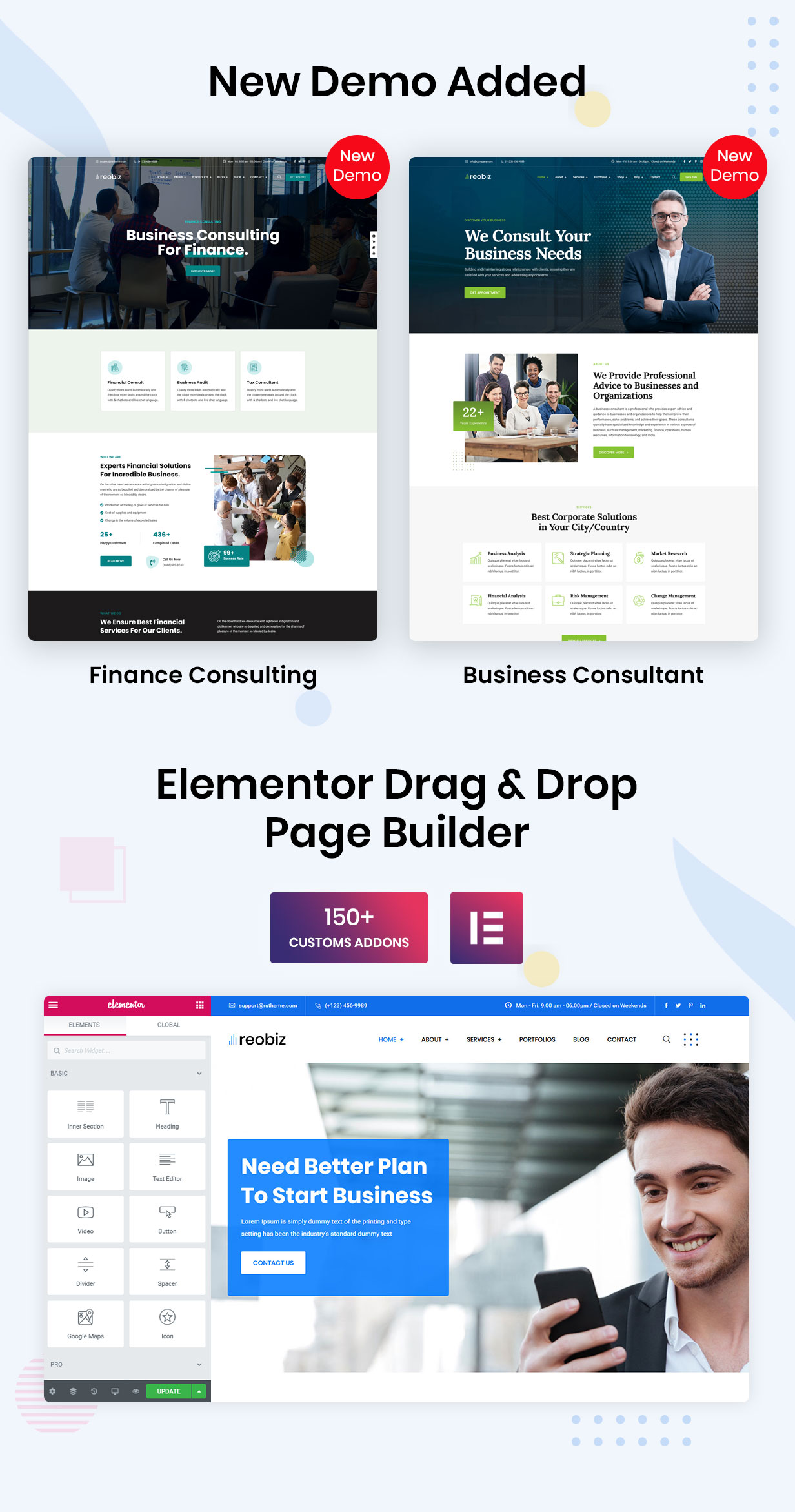 Reobiz - Consulting Business WordPress Theme 