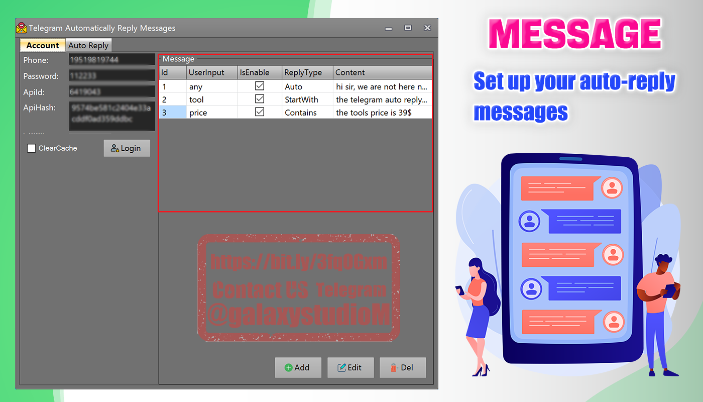 Telegram Auto Reply Message