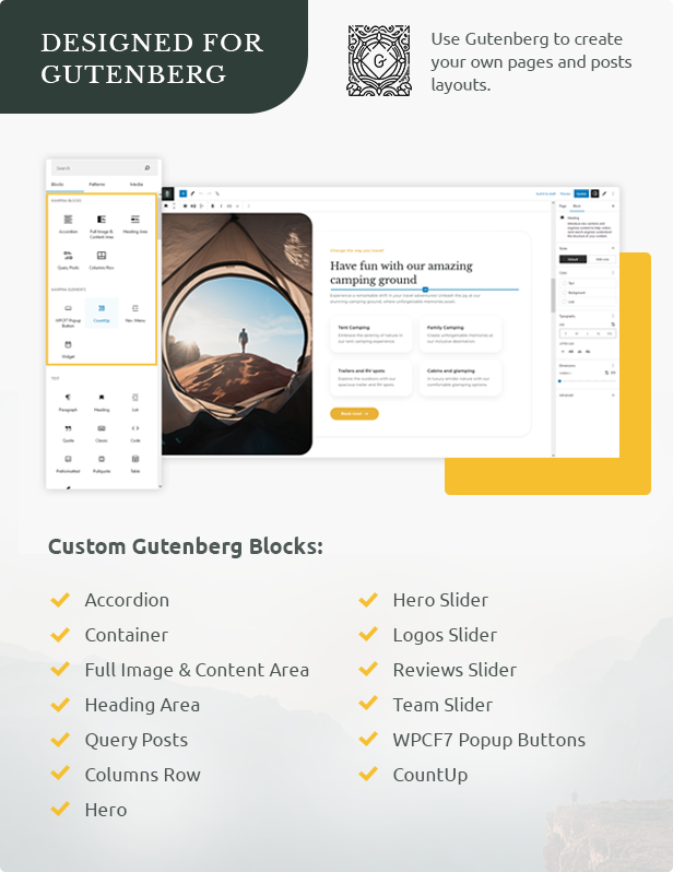 Kampina – Camping WooCommerce WordPress Theme