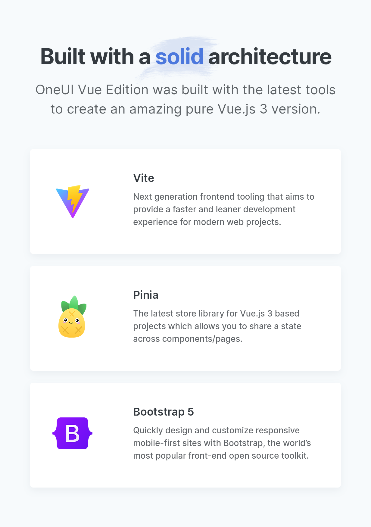 OneUI Vue Edition - Vuejs 3 Admin Dashboard Template - 8