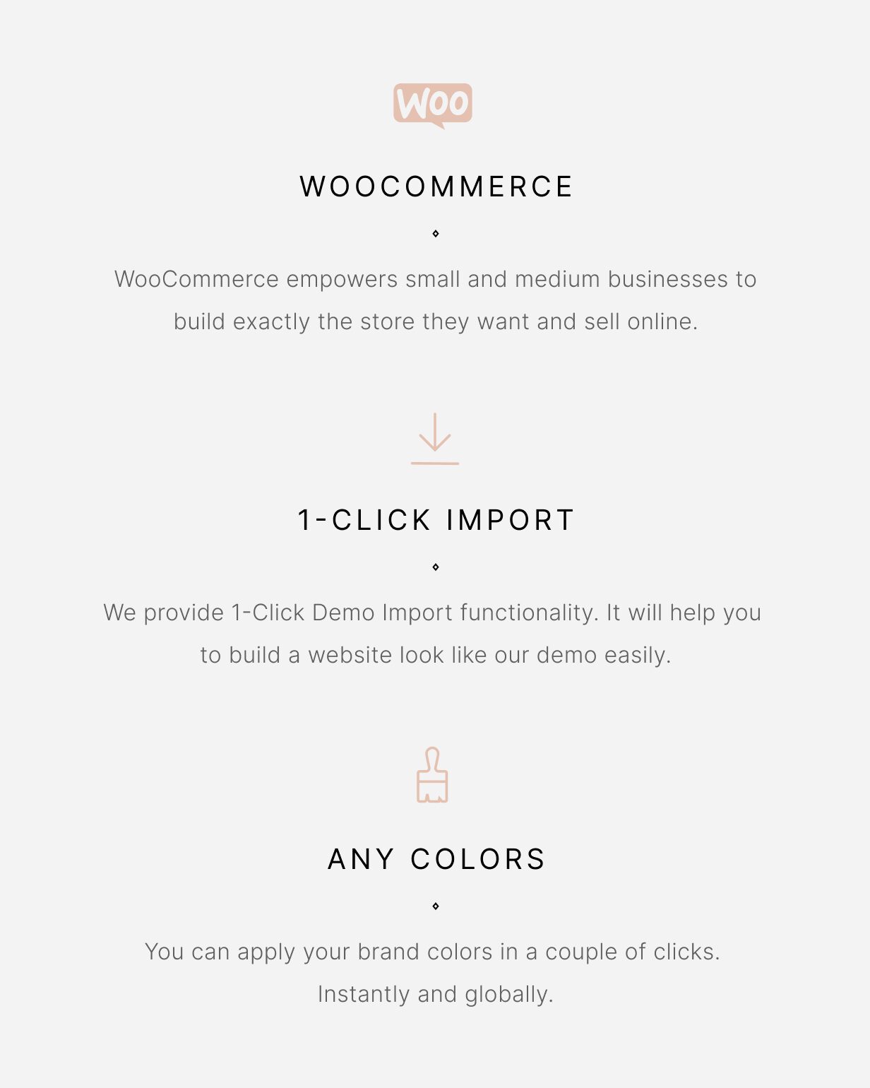 Luchiana - WooCommerce - 1-Click Import - Any Colors