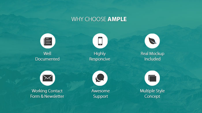 AMPLE - All In One App Landing Page - 9