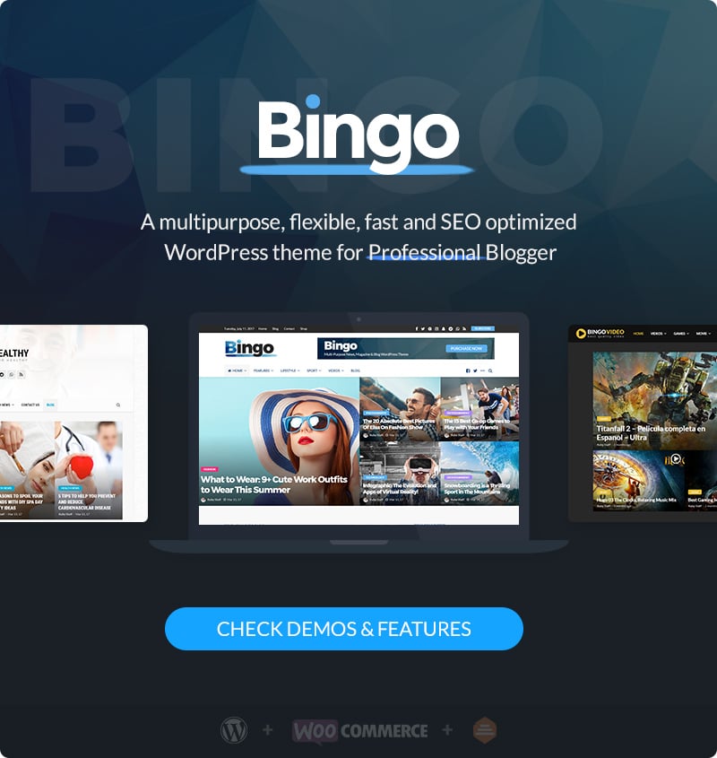 Bingo - Multi-Purpose Newspaper & Magazine Theme - 1