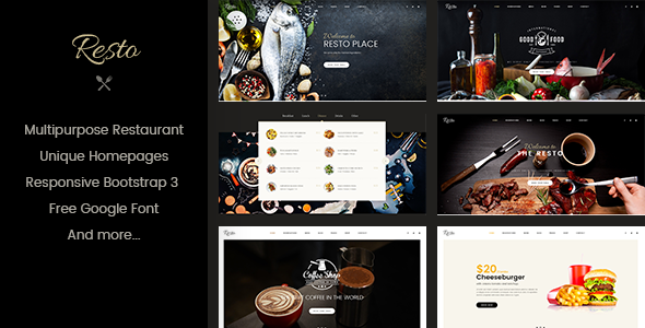 Resto - Multipurpose Restaurant & Cafe WordPress Theme - Restaurants & Cafes Entertainment