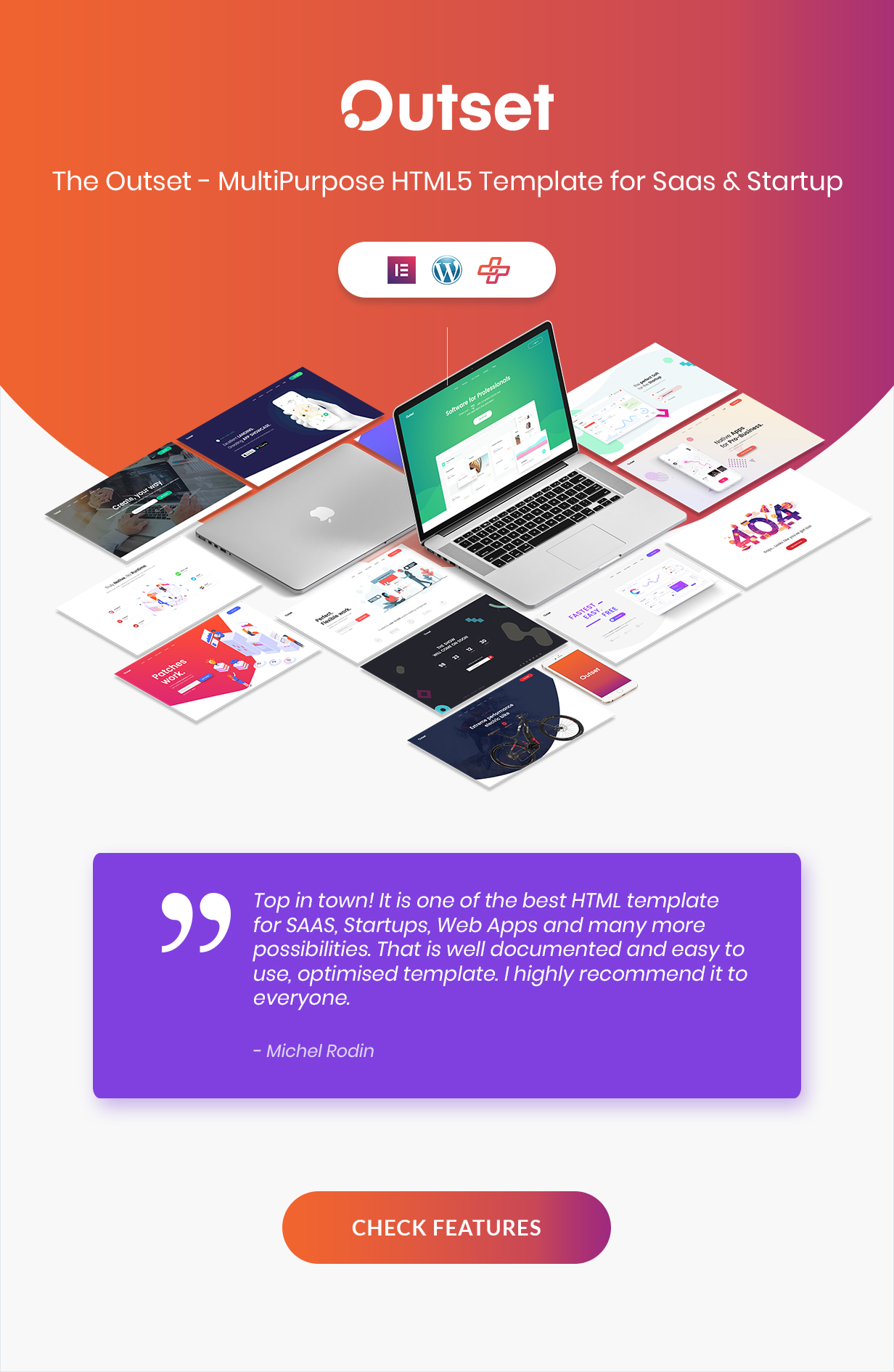 The Outset - MultiPurpose HTML5 Template for Saas & Startup - 3
