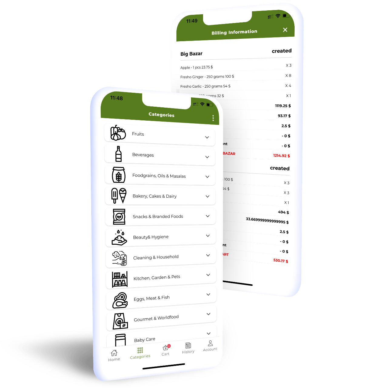 grocery / delivery services / ecommerce multi vendors(Android + iOS + Website) ionic 7 / Laravel - 19