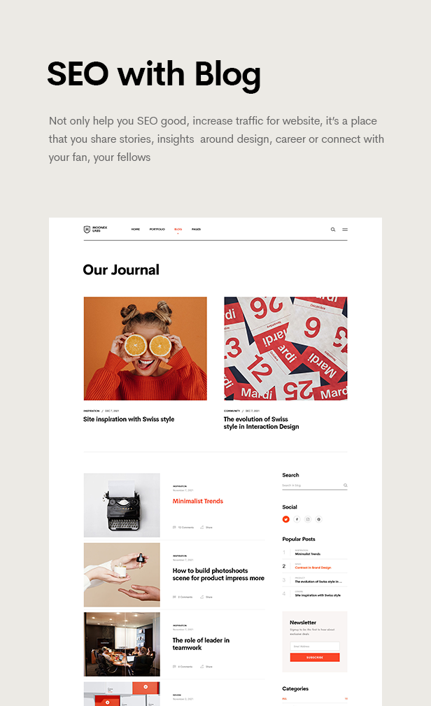 Moonex - Agency & Portfolio WordPress Theme - 11