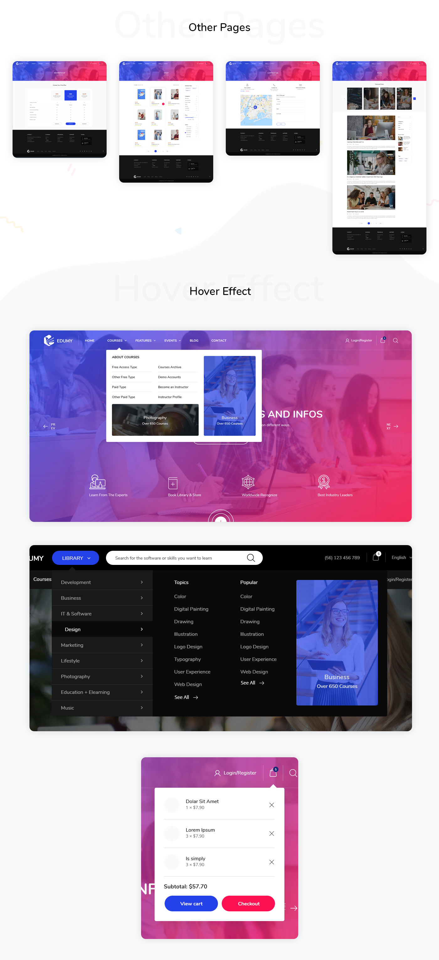 Edumy - LMS Online Education Course & School HTML Template - 6