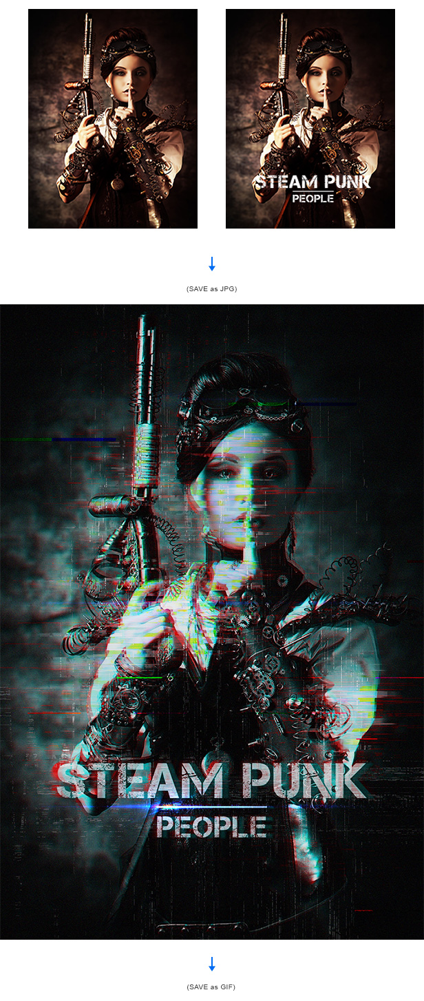 Animated Glitch - Photoshop Action - 11