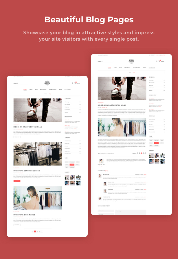 Milano - Awesome Fashion Responsive WooCommerce Theme