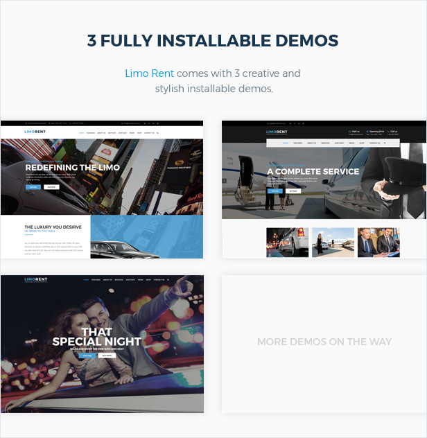 Limo Rent - Limousine and Car Rent WordPress Theme - 3
