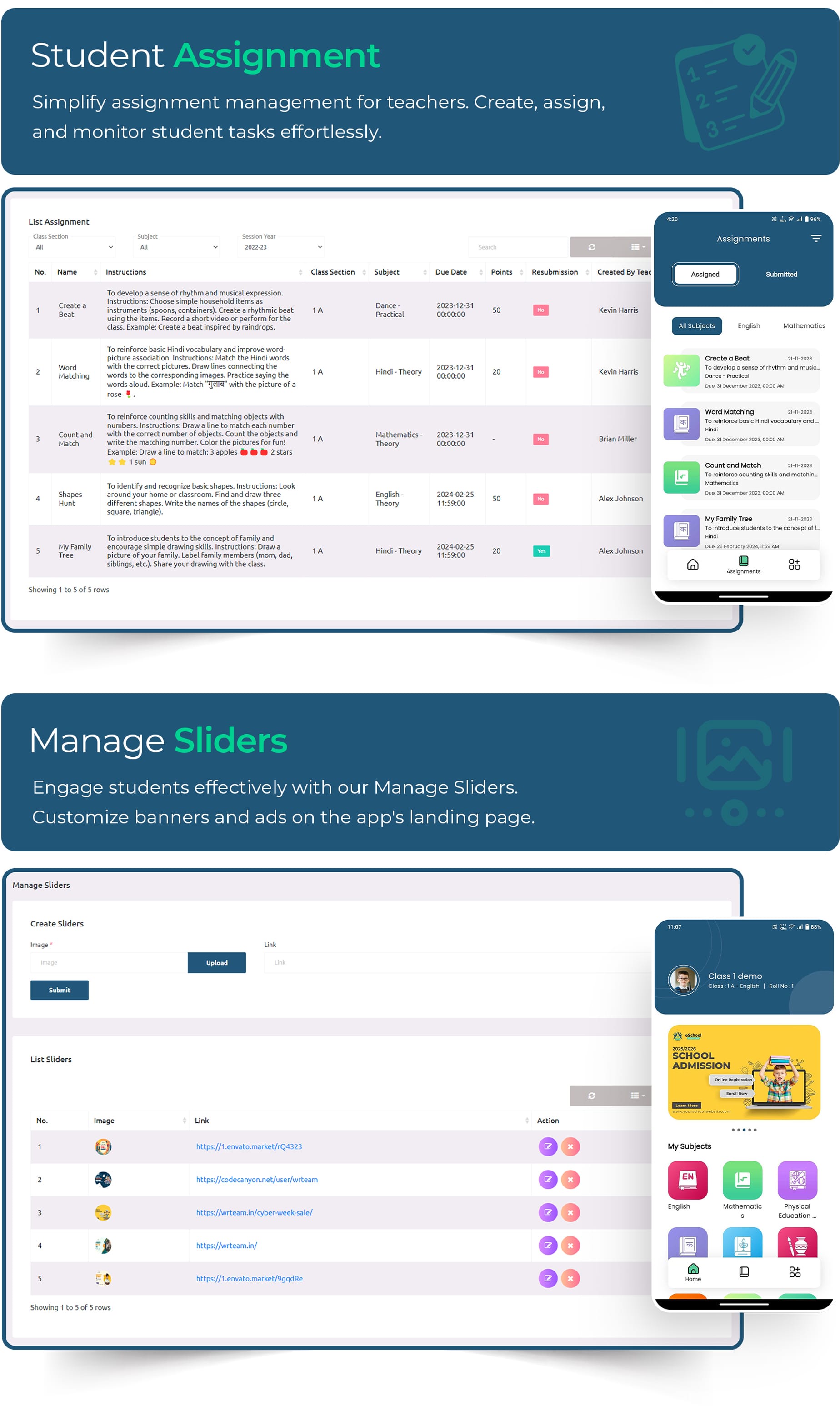 eSchool SaaS - School Management System with Student | Parents Flutter App | Laravel Admin - 33