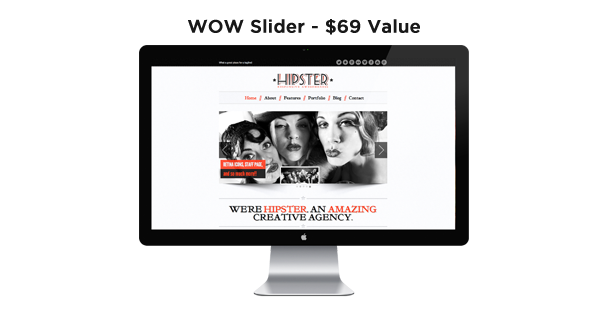Hipster: Retro Responsive HTML5 Template - 3