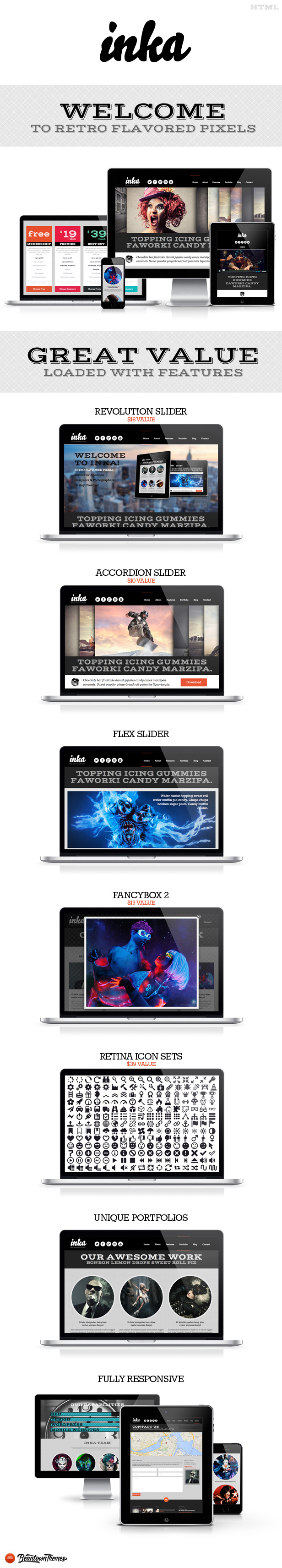 INKA - Retro Responsive Multi-Purpose Template - 2