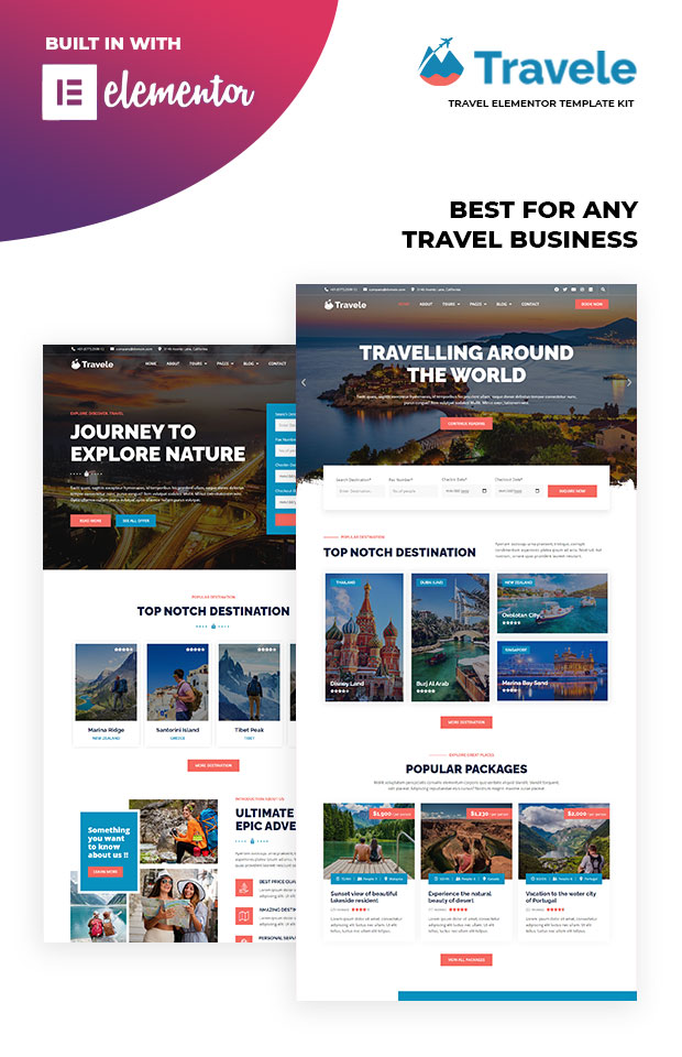 travele home pages