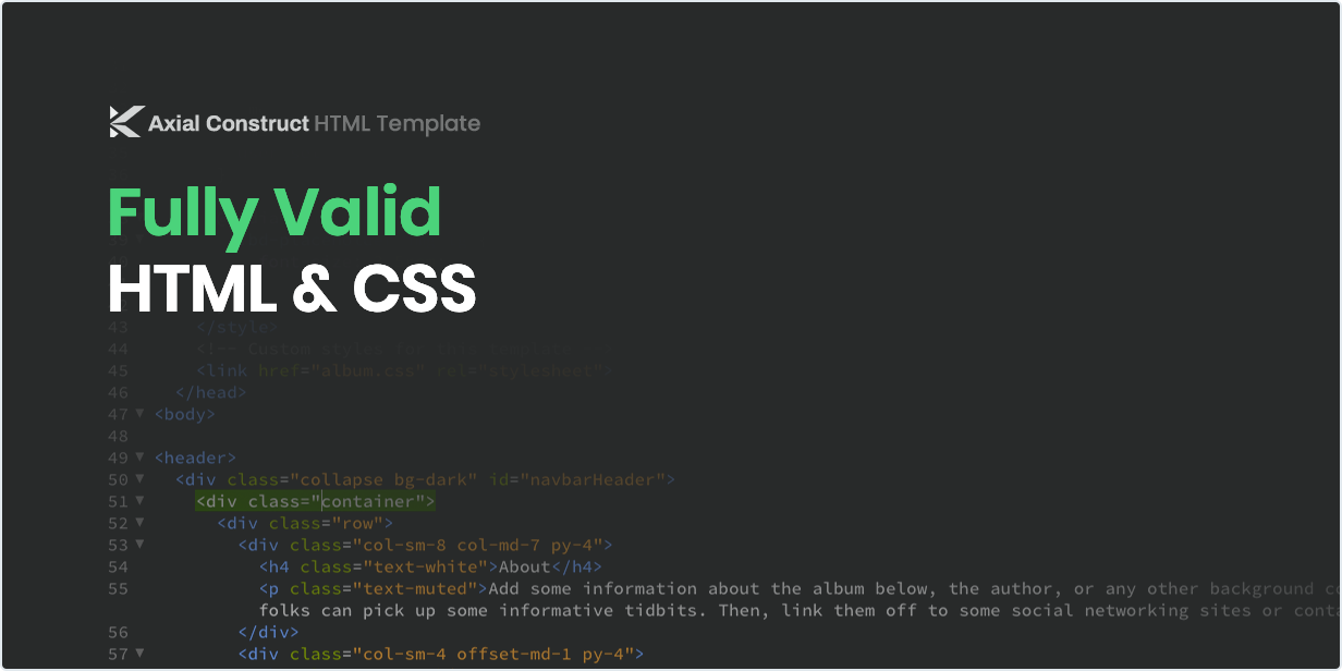 Fully Valid HTML & CSS