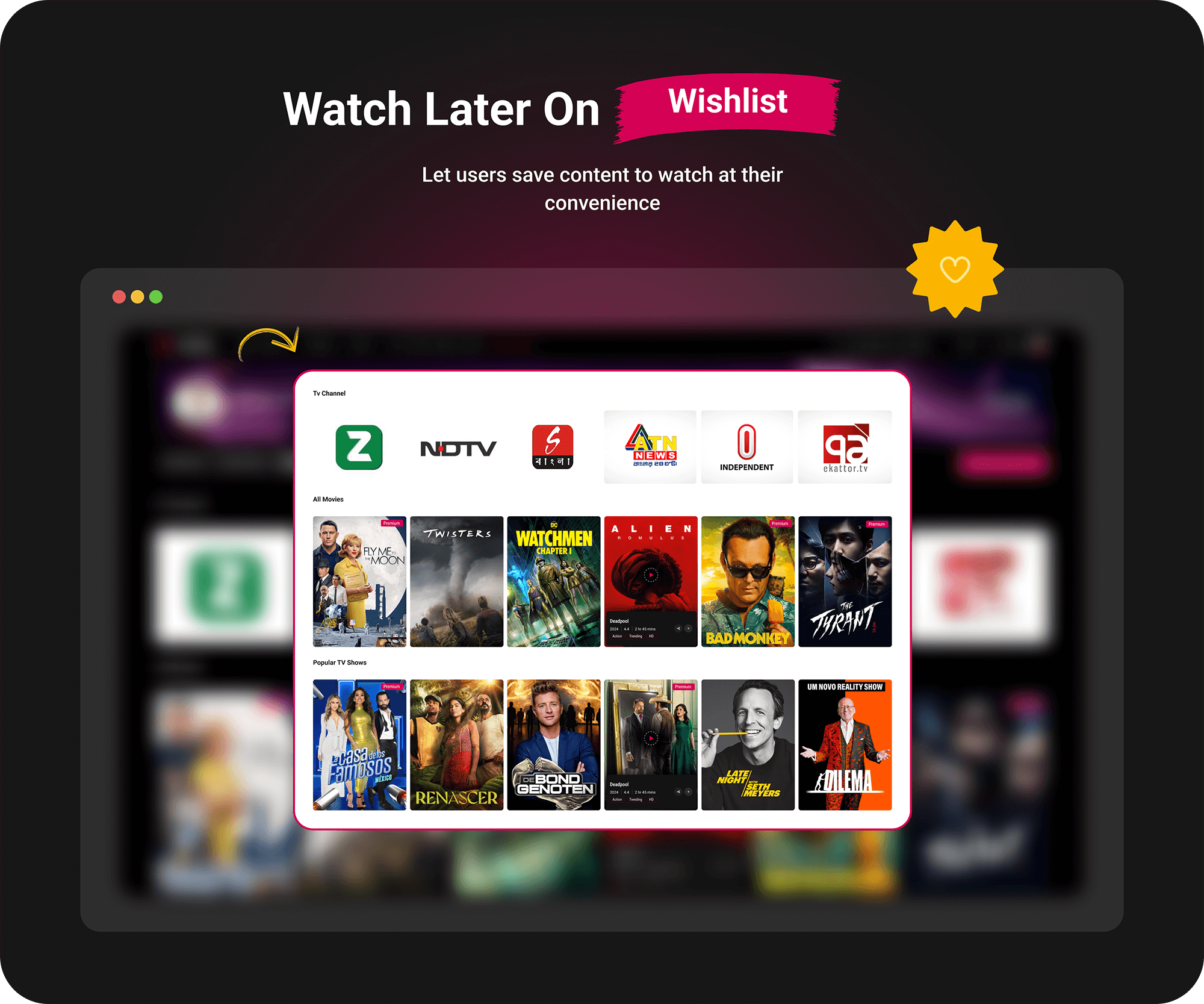 Flixoo Movie Wishlist