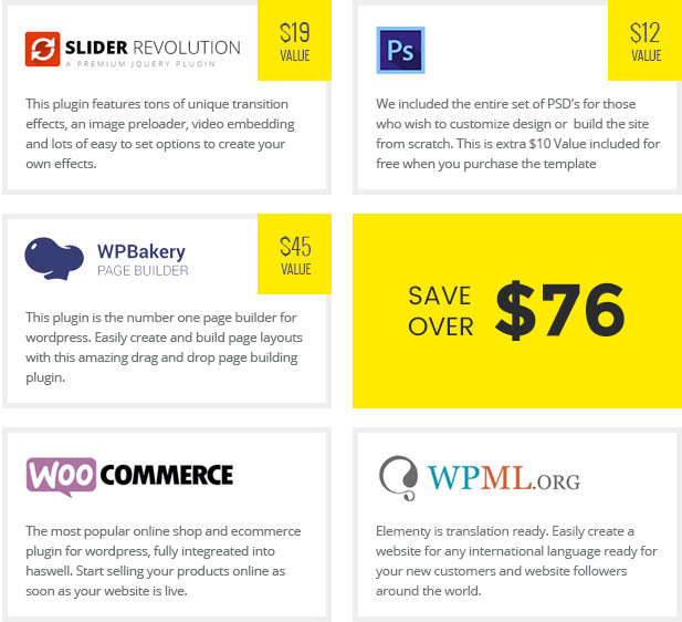 Elementy - Multipurpose One & Multi Page WordPress Theme - 4