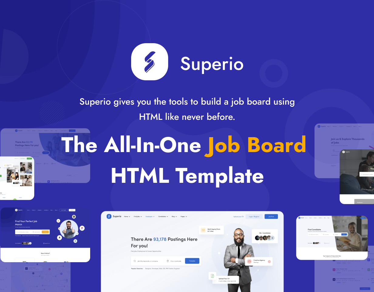 Superio - Job Board HTML Template - 3