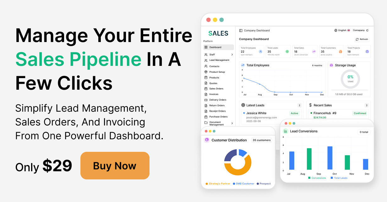 Sales SaaS - Business Sales CRM - 7