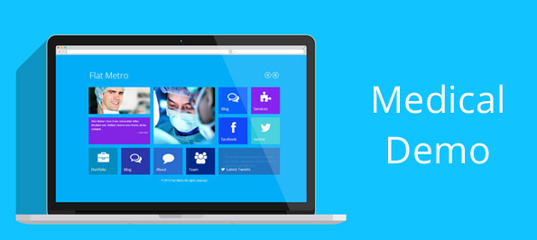 Flat Metro - Responsive WordPress Theme - 5