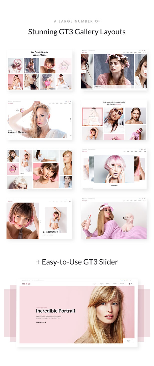 Moone - Photography Agency WordPress Theme - 3