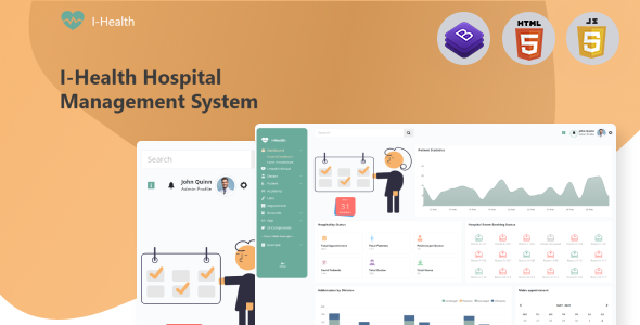 Ihealth - Hospital Management Admin Template Bootstrap 5.x