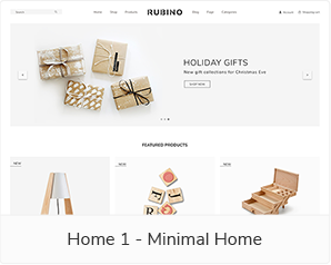 Home 1 - Minimal Home