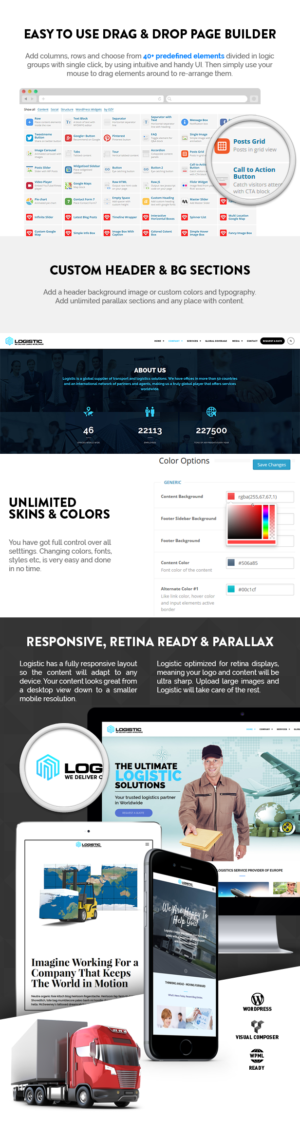 Download Free Logistic WP Transportation Business Theme Nulled