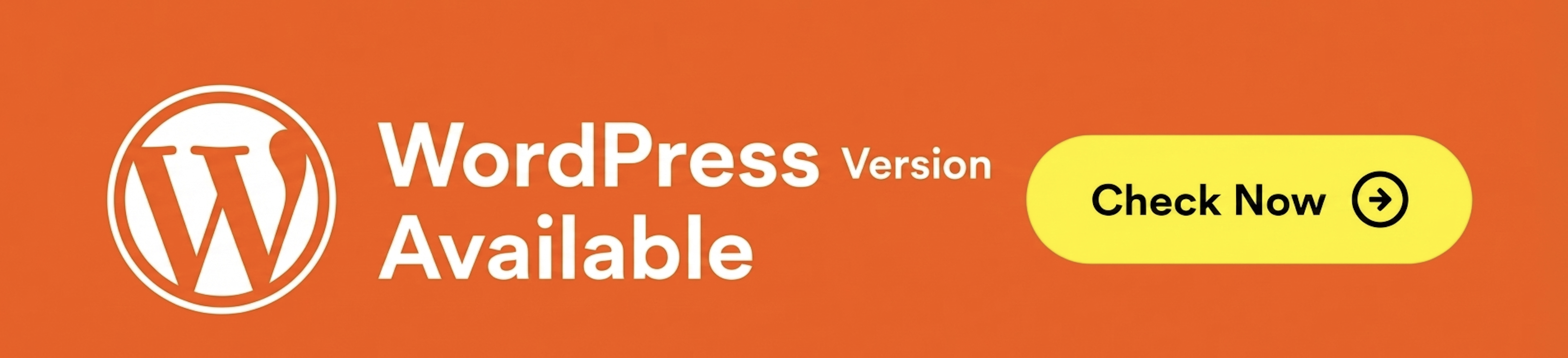 Wordpress version available