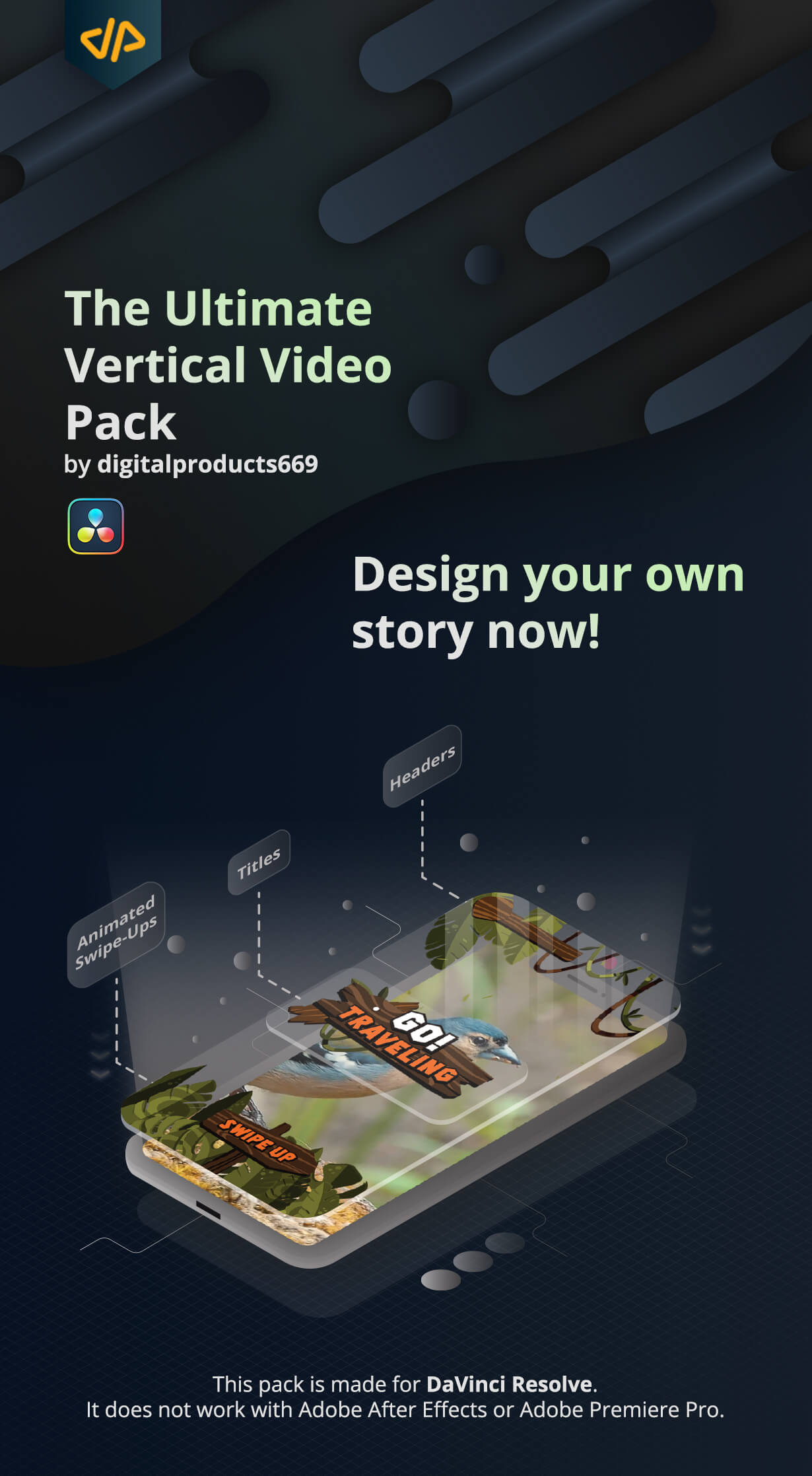The Ultimate Vertical Video Pack - DaVinci Resolve - 1