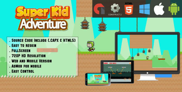 Running Santa - HTML5 Game - Net & Cell + AdMob (CAPX, C3p and HTML5) - PHP Script Download 10 game
