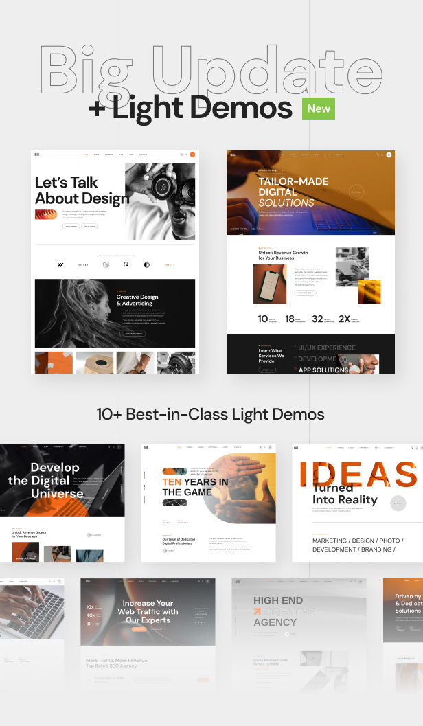 Bili – WordPress theme for creative agencies – 1