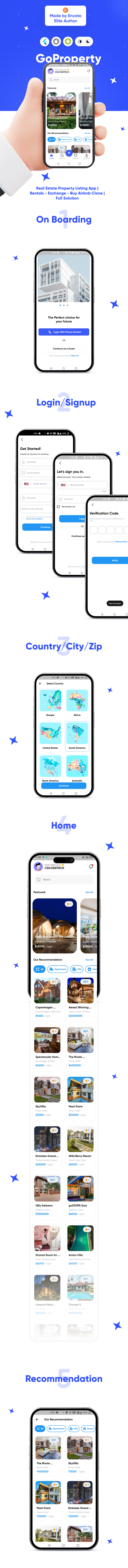 GoProperty - Real Estate Property Listing App | Rentals-Exchange-Buy | Airbnb Clone | Full Solution - 2