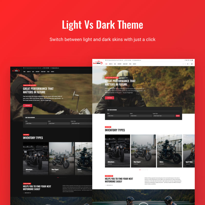 KATOBI - Motorcycle Joomla Template