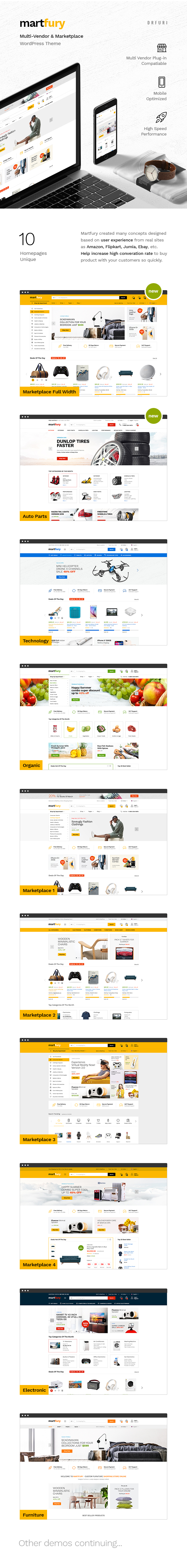 Martfury - WooCommerce Marketplace WordPress Theme - 15