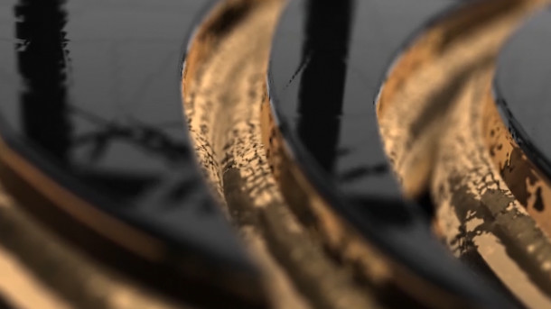 Gold Black And Shine Logo Reveal - 3