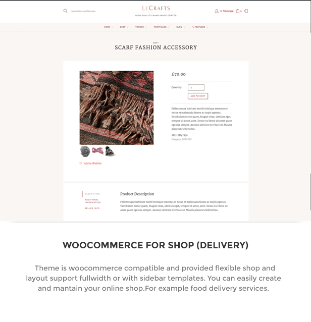 LeCrafts - WooCommerce Marketplace Themes - 6